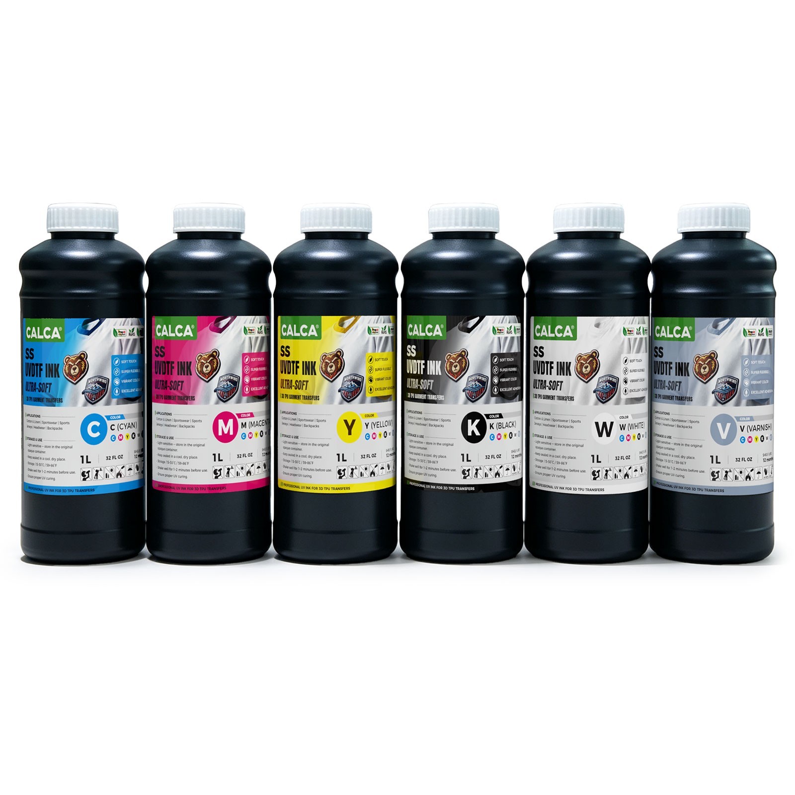 USA Ultra Soft UV Ink Premium 3D Raised Label Ink for Cotton, Linen Fabrics