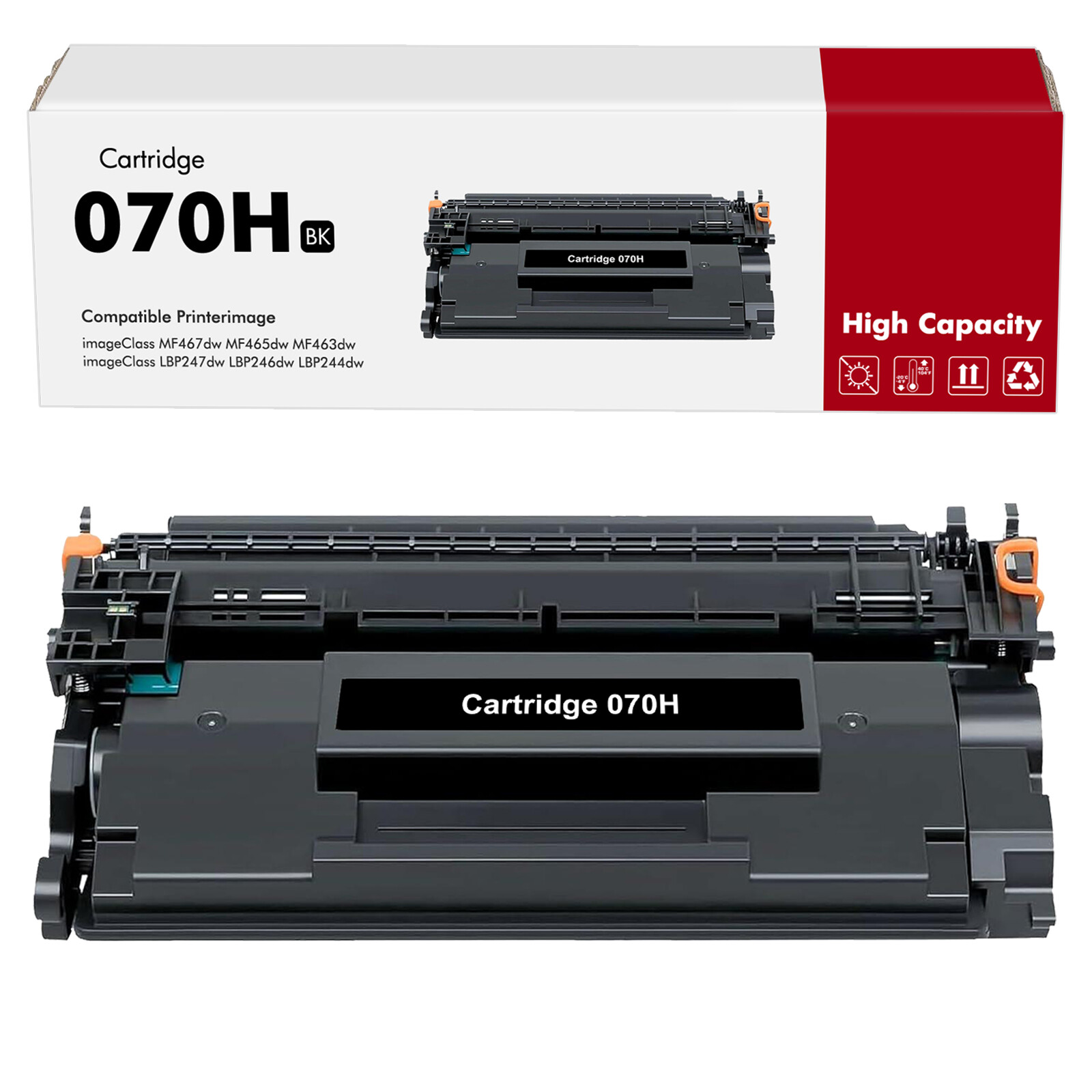 1PK 070H Toner Cartridge Compatible for Canon imageClass MF467dw MF465dw MF463dw