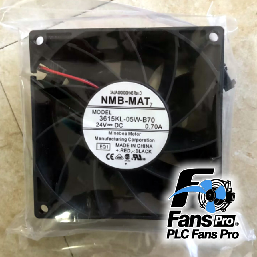 1PCS Brand New NMB-MAT 3615KL-05W-B70 24V 0.7A 90*90*38mm Axial fan  Fast Ship
