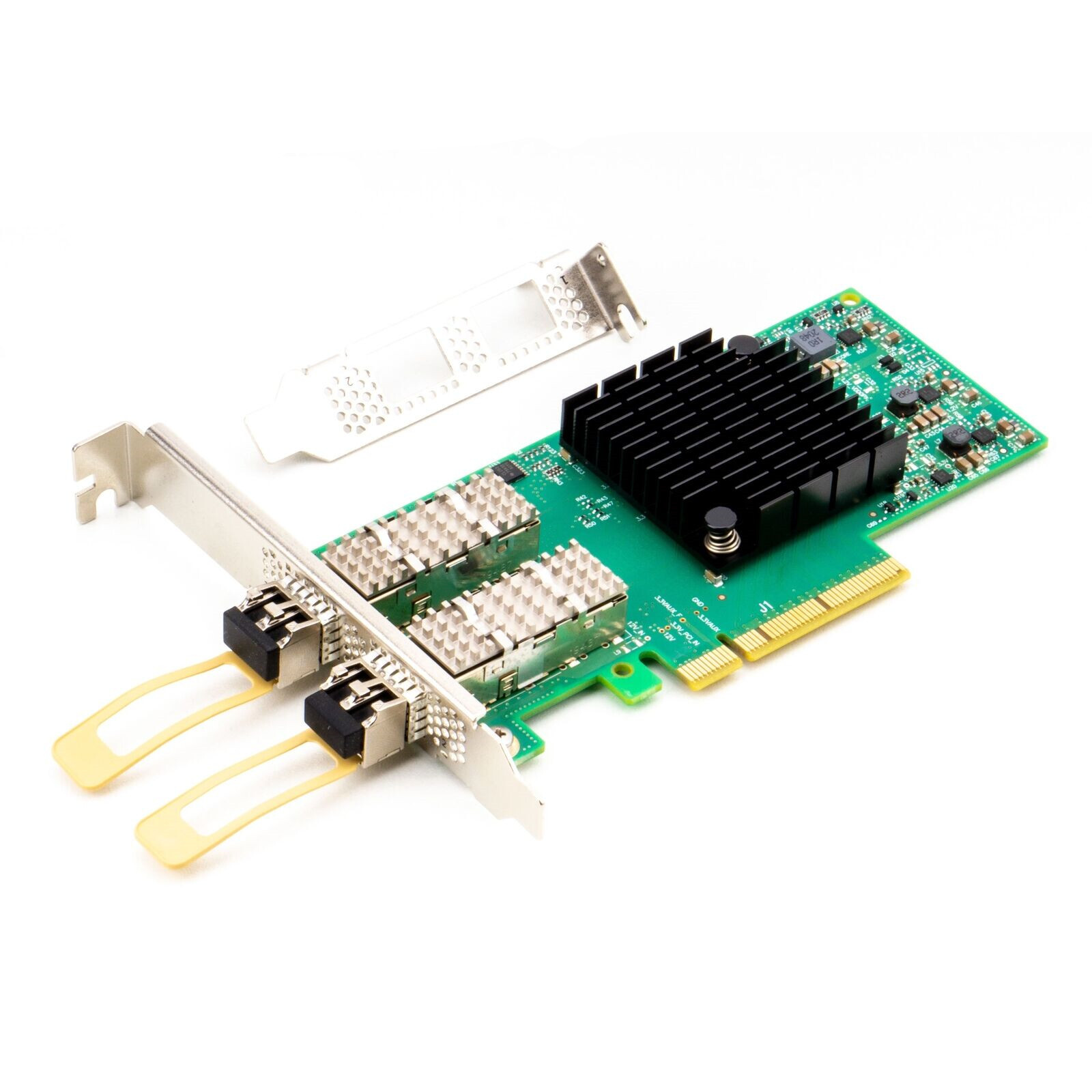 Mellanox MCX4121A-ACAT Dual Port 25GbE network card +2* MMA2P00-AS Transceiver