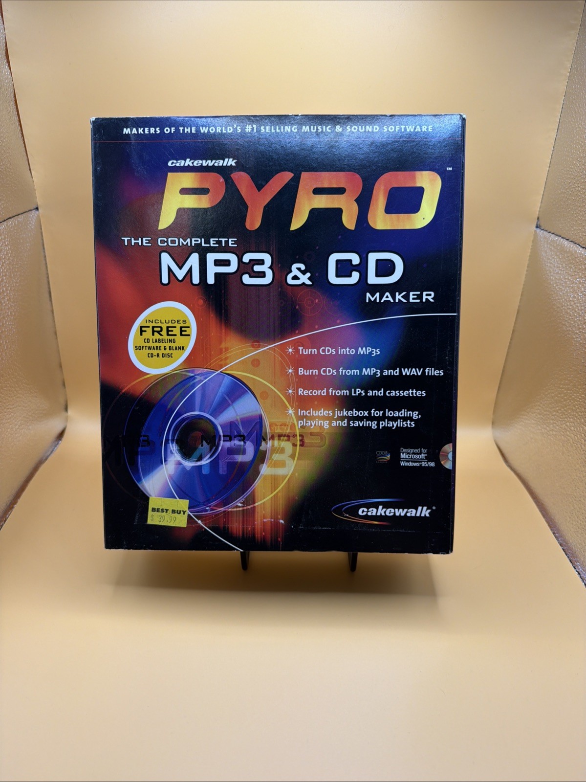 Cakewalk Pyro MP3 CD Maker Vintage Software 