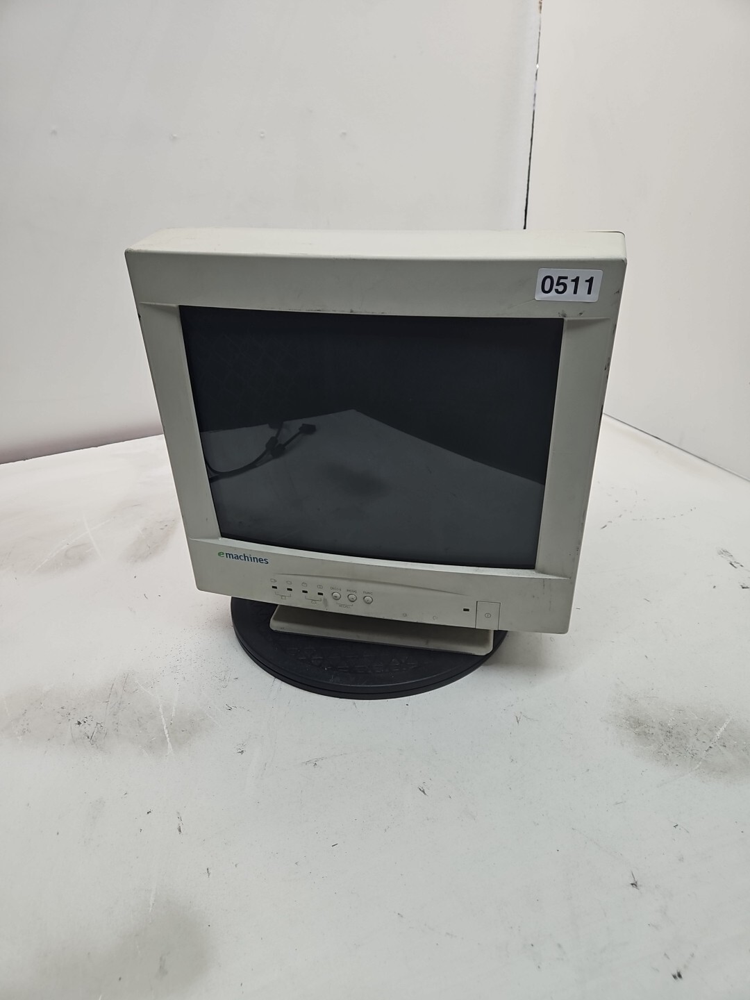eMachines eView156 17" Flat Screen CRT Black Monitor Retro Vintage VGA Monitor
