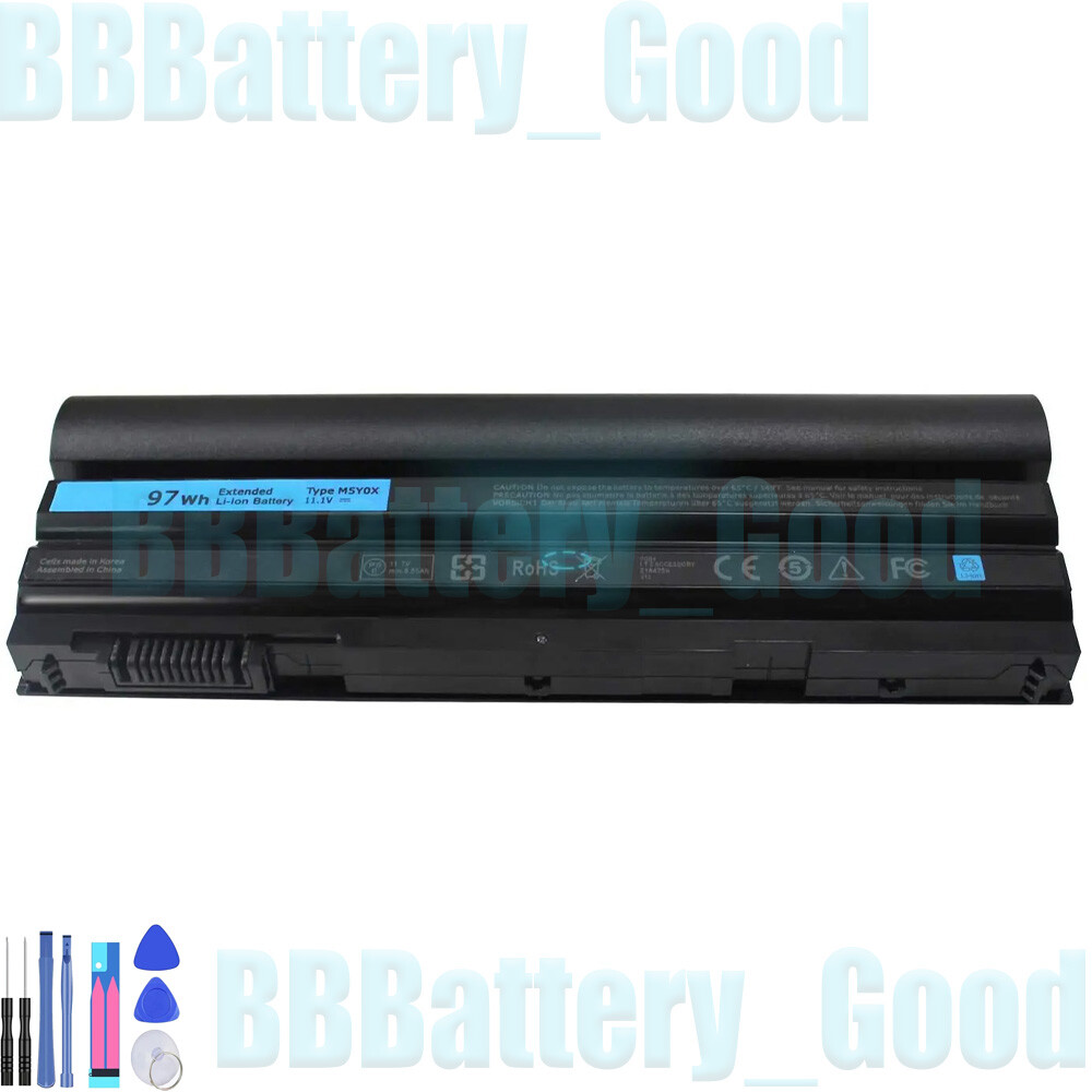 97WH M5Y0X Battery for Dell Latitude E6530 E5420 E5530 E5520 E6540 E6520