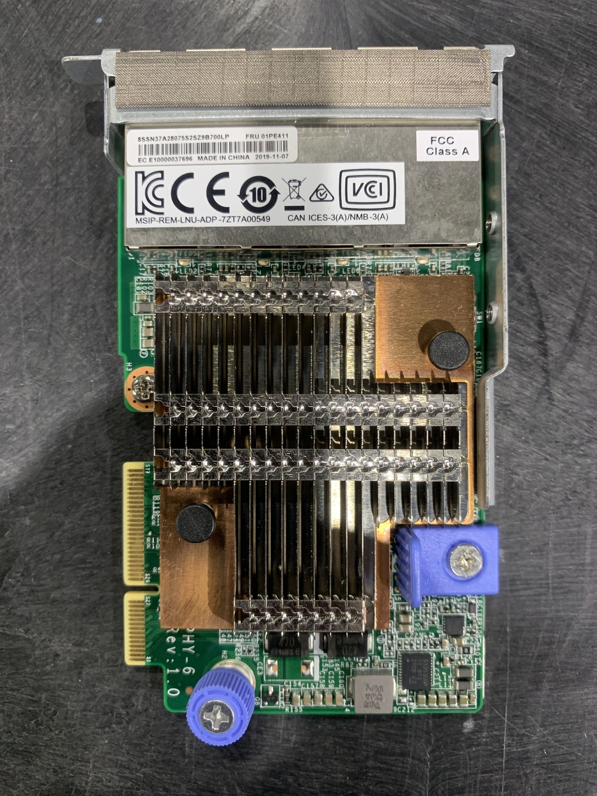 *THINKSYSTEM 10GB 4-PORT BASE-T MEDIA ADAPTER 7ZT7A00549-03-CT 