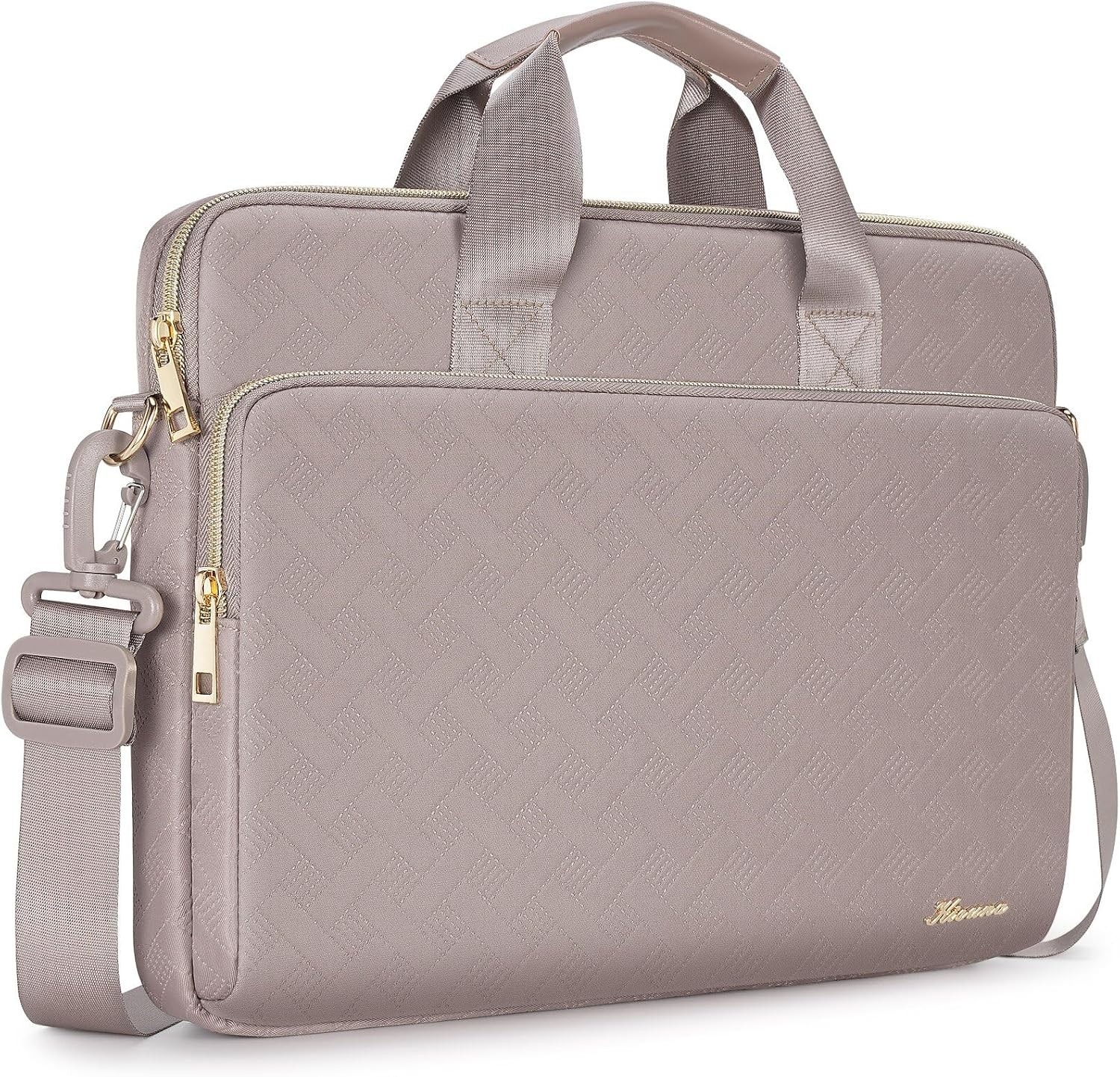 Laptop Sleeve Case 15.6 Inch Computer Shoulder Bag for 16" MacBook Pro M4/Lenovo