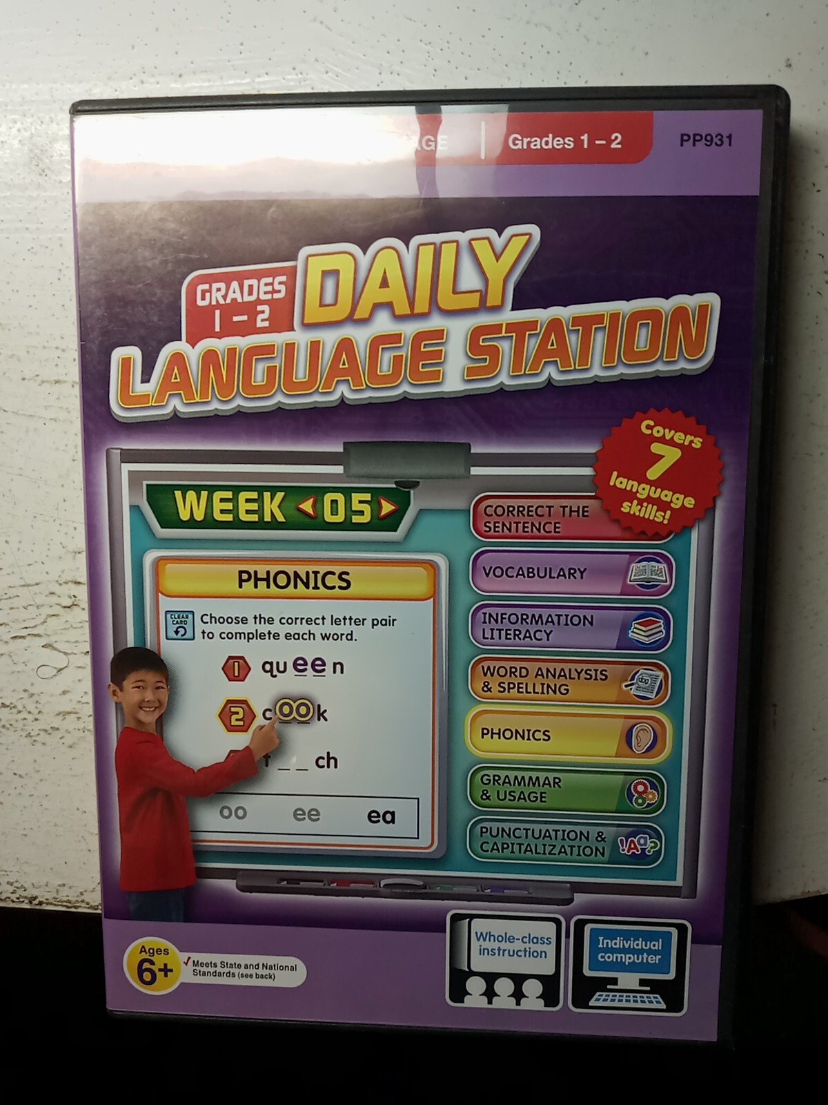 Daily Language Station Lakeshore Interactive Software Pre K - 2 Used (B47)
