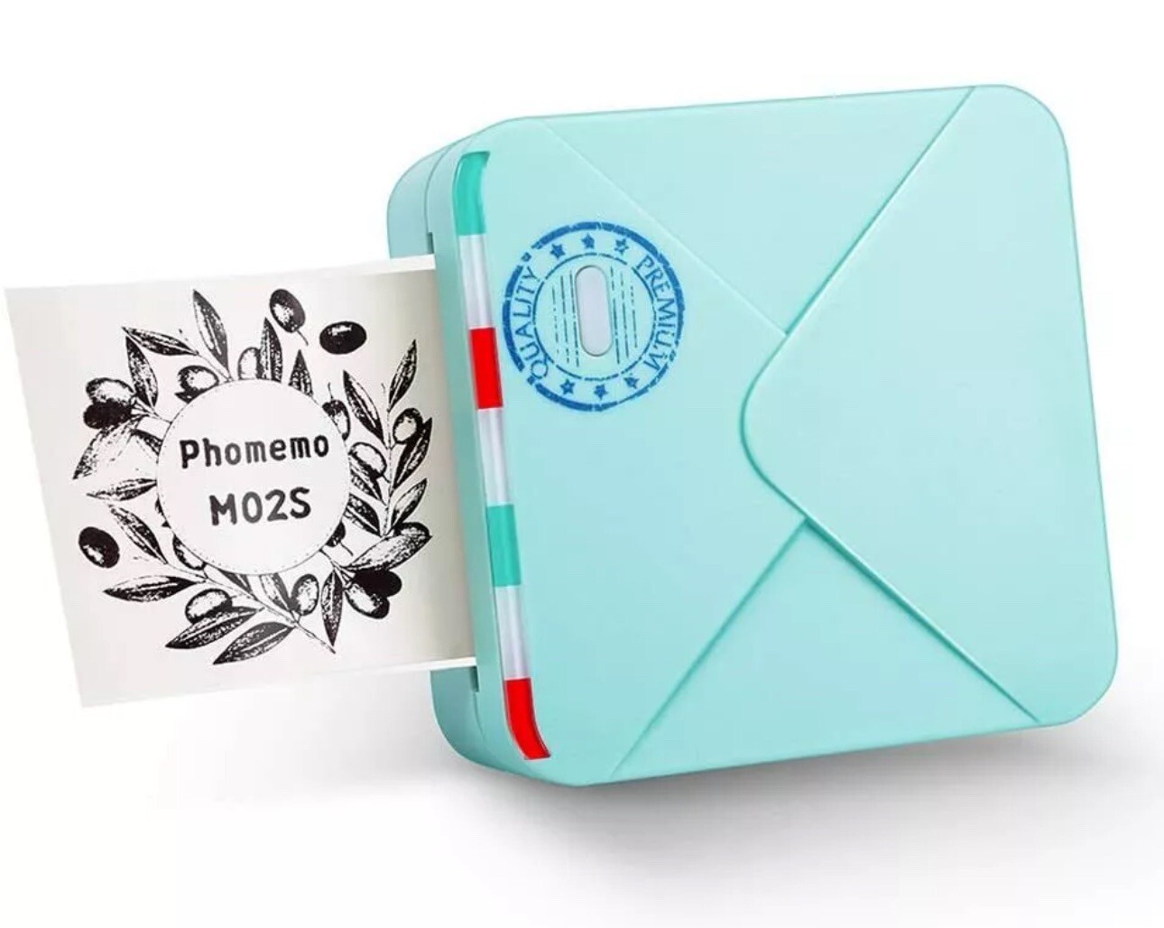 Mini Thermal Photo Printer Bluetooth Label Printing Machine Thermal Paper Green