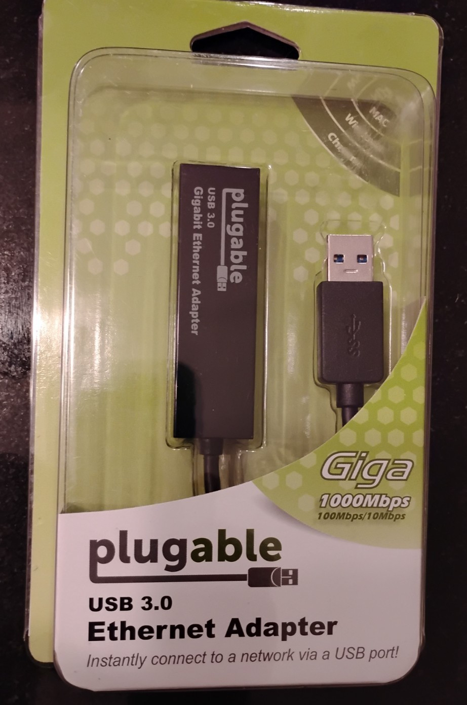 Plugable USB 3.0 Ethernet Adapter 