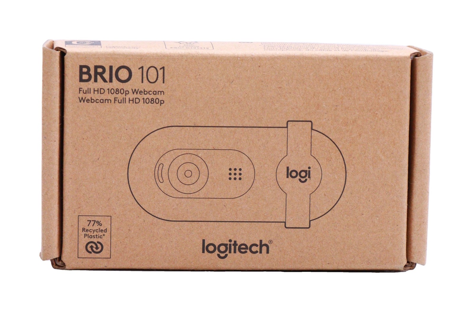Logitech Brio 101 Full HD 1080p Webcam Mic Shutter USB-A