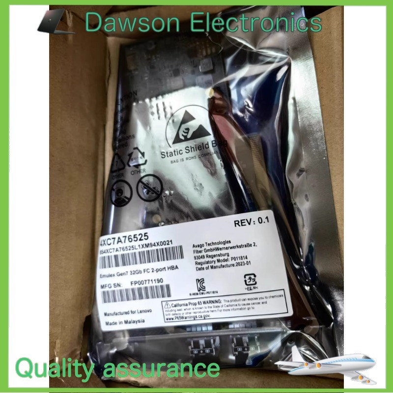 New Emulex Lpe35002-M2 LENOVO 4XC7A76525 2-port 32G NETWORK CARD 4XC7A08251