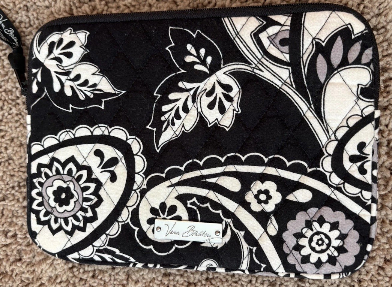 Vera Bradley E-Reader Sleeve Midnight Paisley 