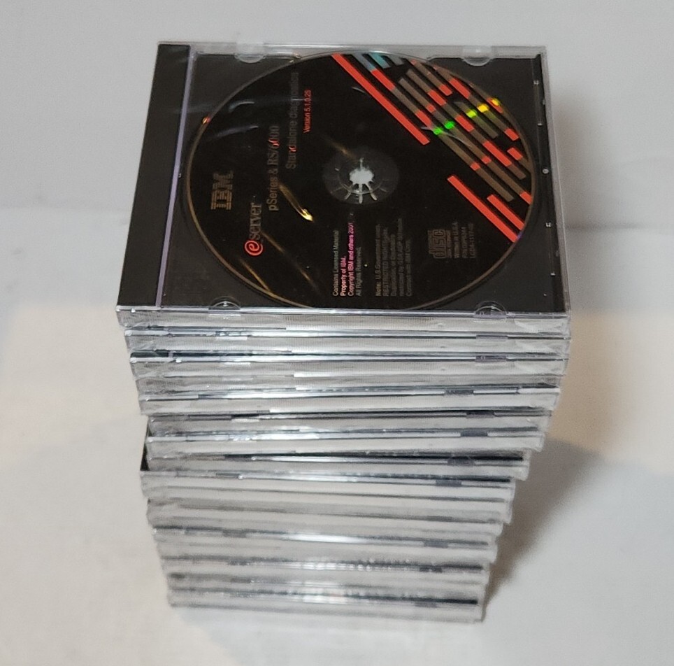 20 IBM eServer PSeries & RS/6000 Standalone Diagnostics Discs Version 5.1.0.25