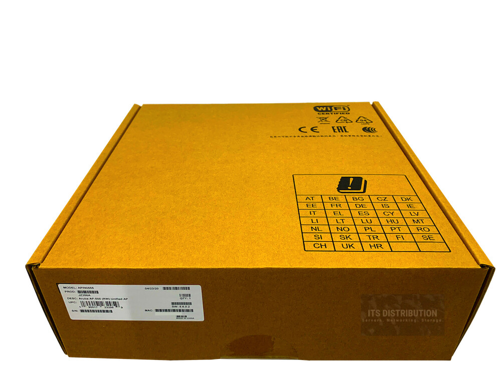 JZ356A I New HPE Aruba AP-555 RW Dual Radio 8x8:8 / 4x4:4 802.11ax Unified AP