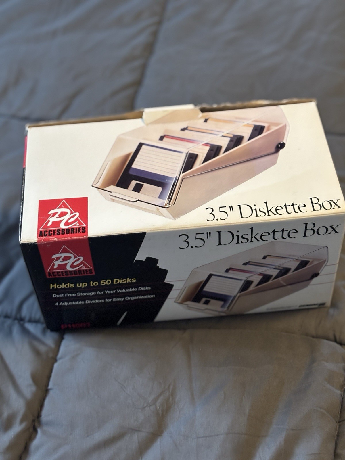 Pc Accessories 3.5” Diskette Box P11003 Never Used