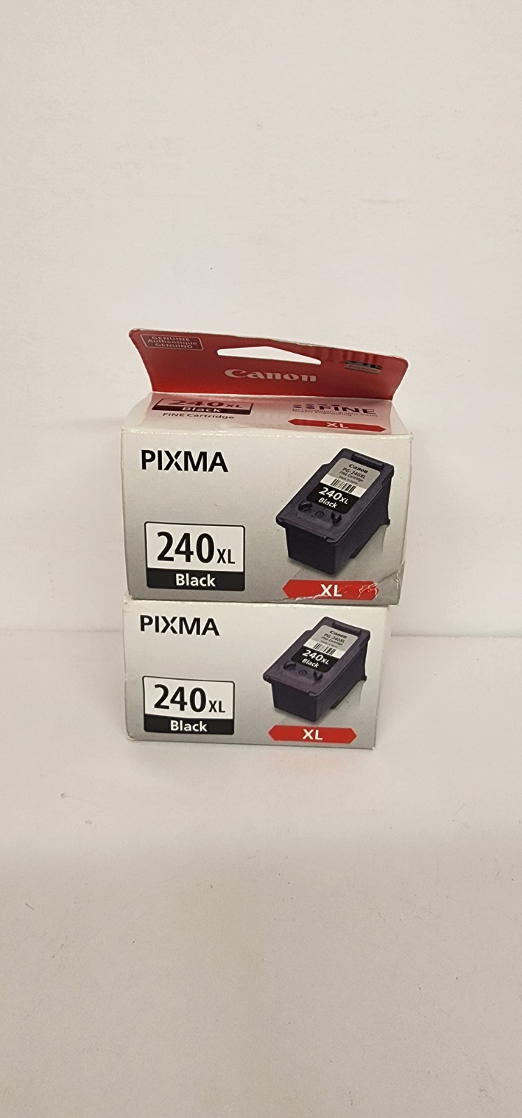 Canon PG-240XL  2 pack Black Ink Cartridge PIXMA FINE 11ml Genuine OEM