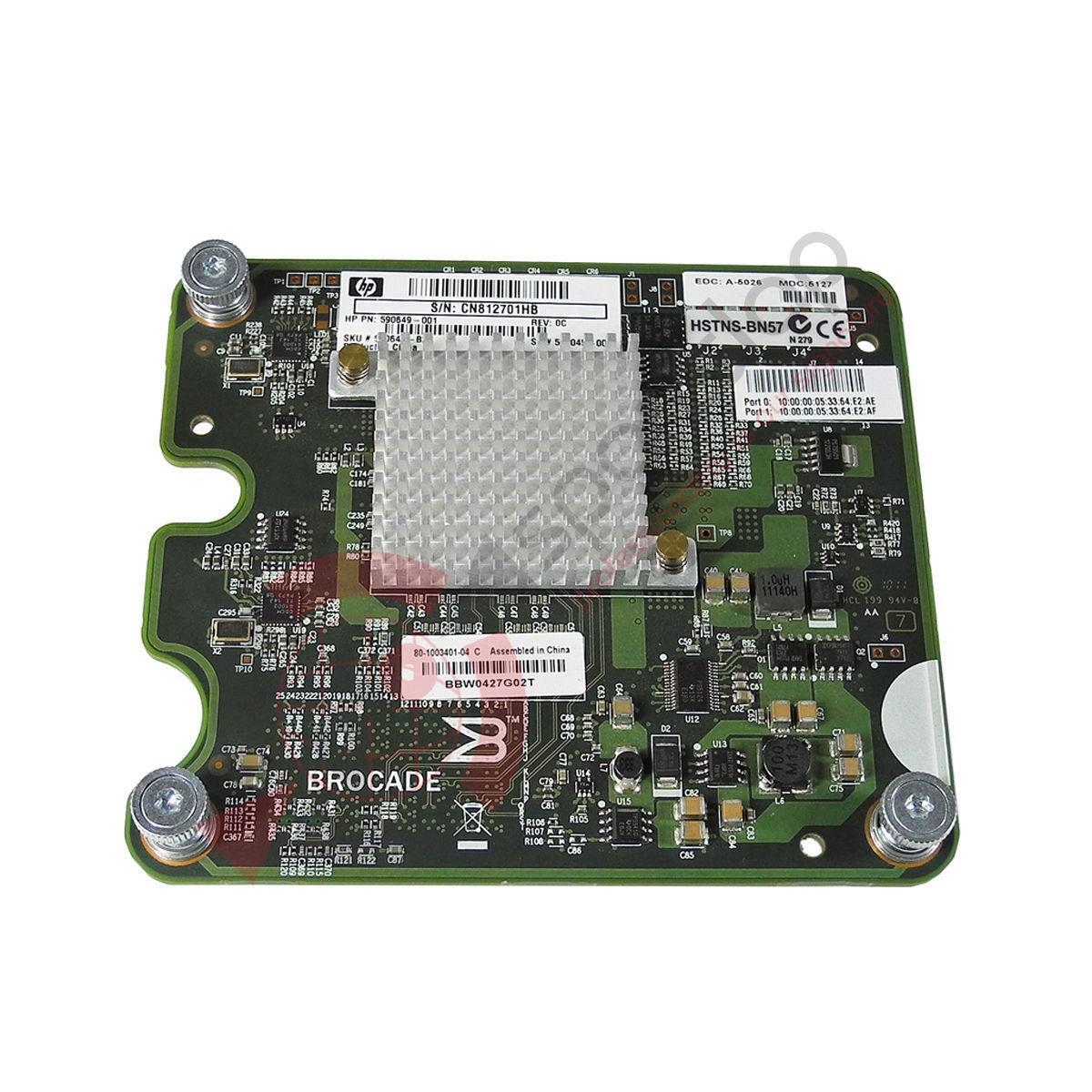 HP BLc BROCADE 804 8Gb FC HBA for HPE BladeSystem c-Class SP# 592045-001 