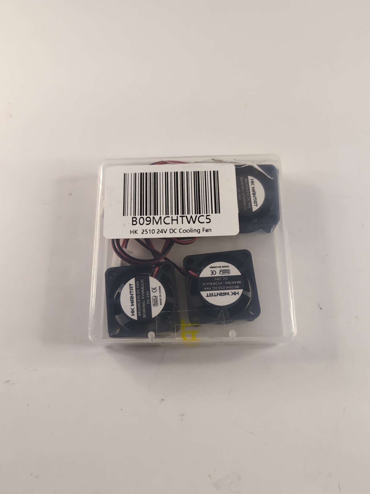 HK WANTAT 25mm Brushless Fans HK 2510 24v DC Cooling Fan 3 Pack