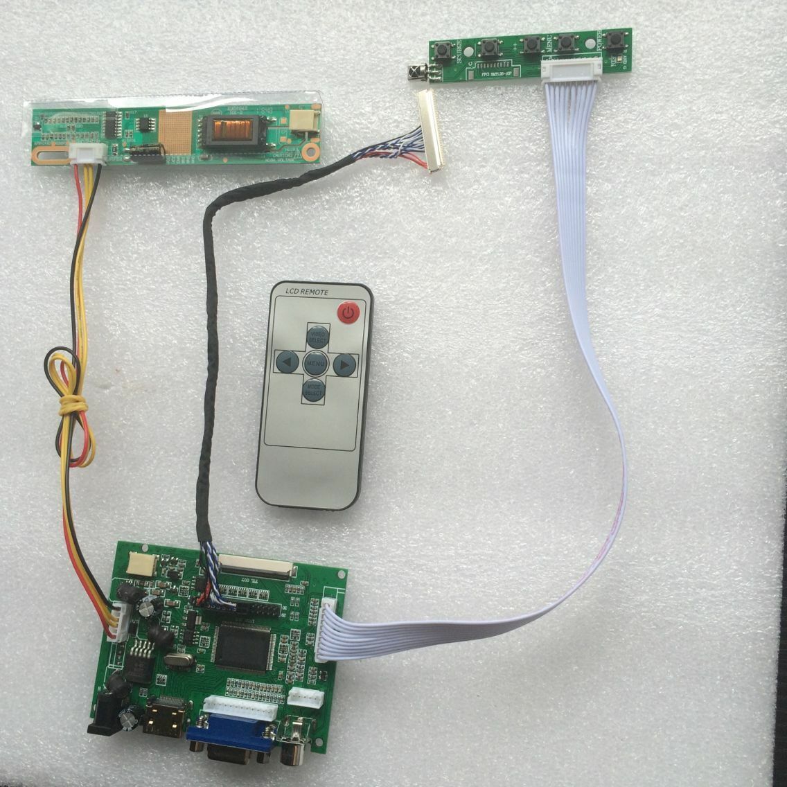 HDMI VGA 2AV LCD Controller Board kit for LTN170WX 1440X900 Panel Screen 17"  