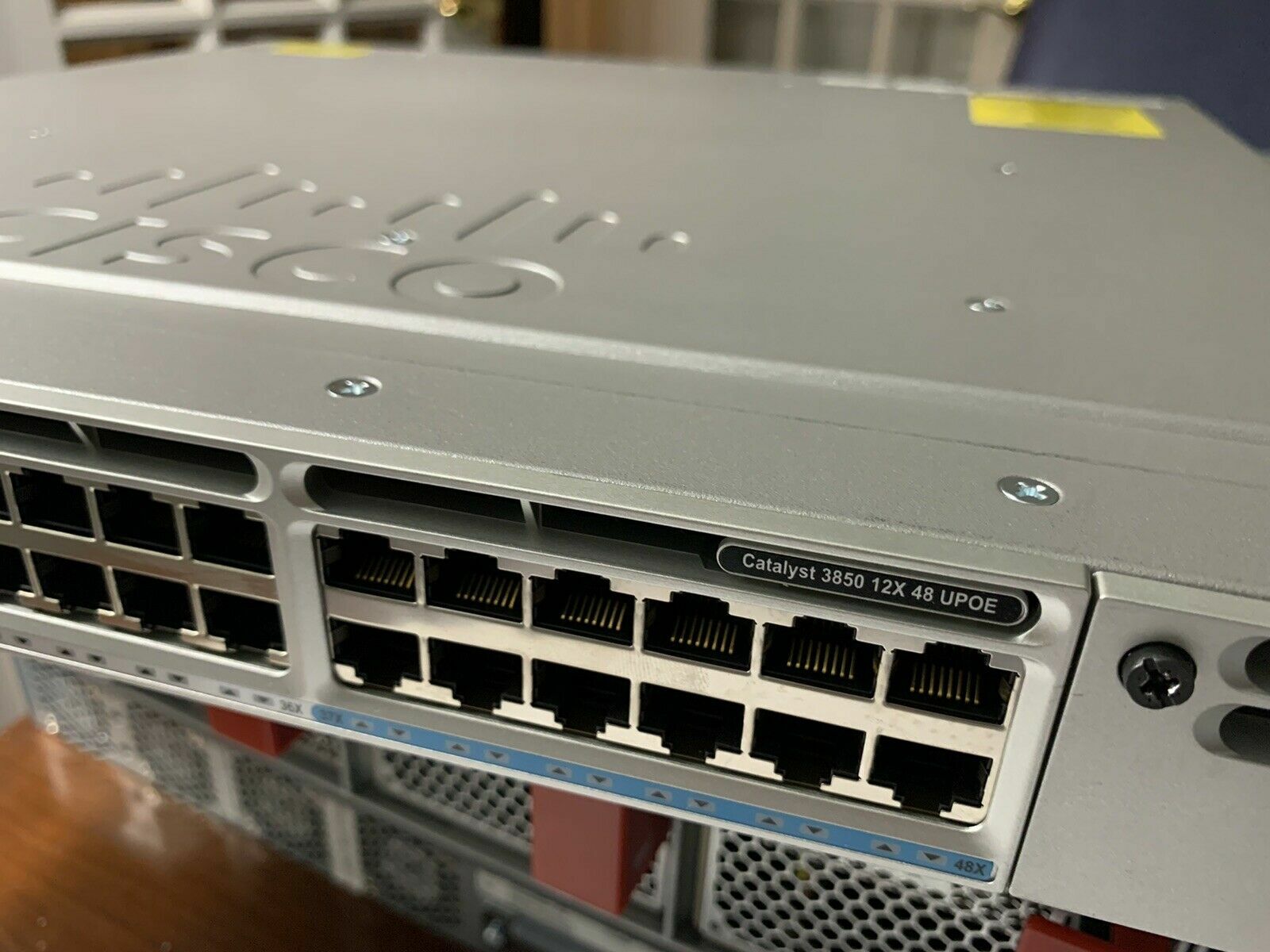 Cisco  WS-C3850-12X48U-L Switch 48 Port Gigabit PoE+ 1100W Single Pwr Supply
