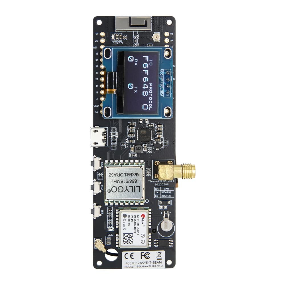 LILYGO T-Beam Meshtastic LORA32 915MHz ESP32 TTGO Development Board WiFi BLE CH9