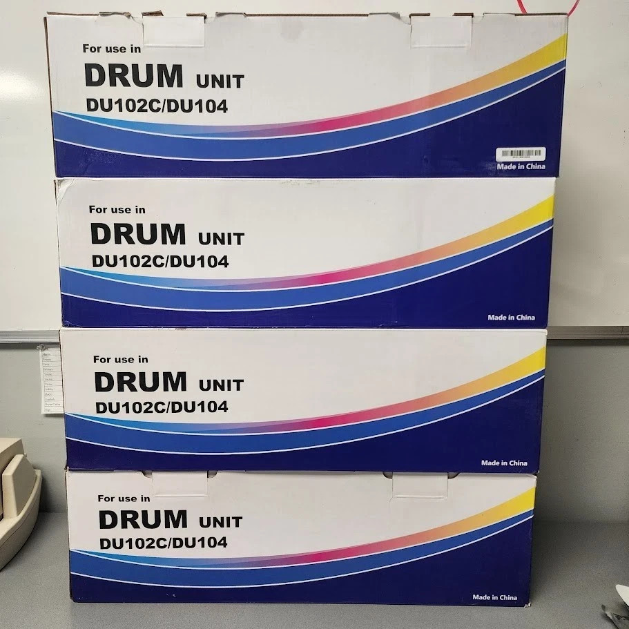 Compatible For Konica Minolta DU102C/104 Drum Unit Lot of 4