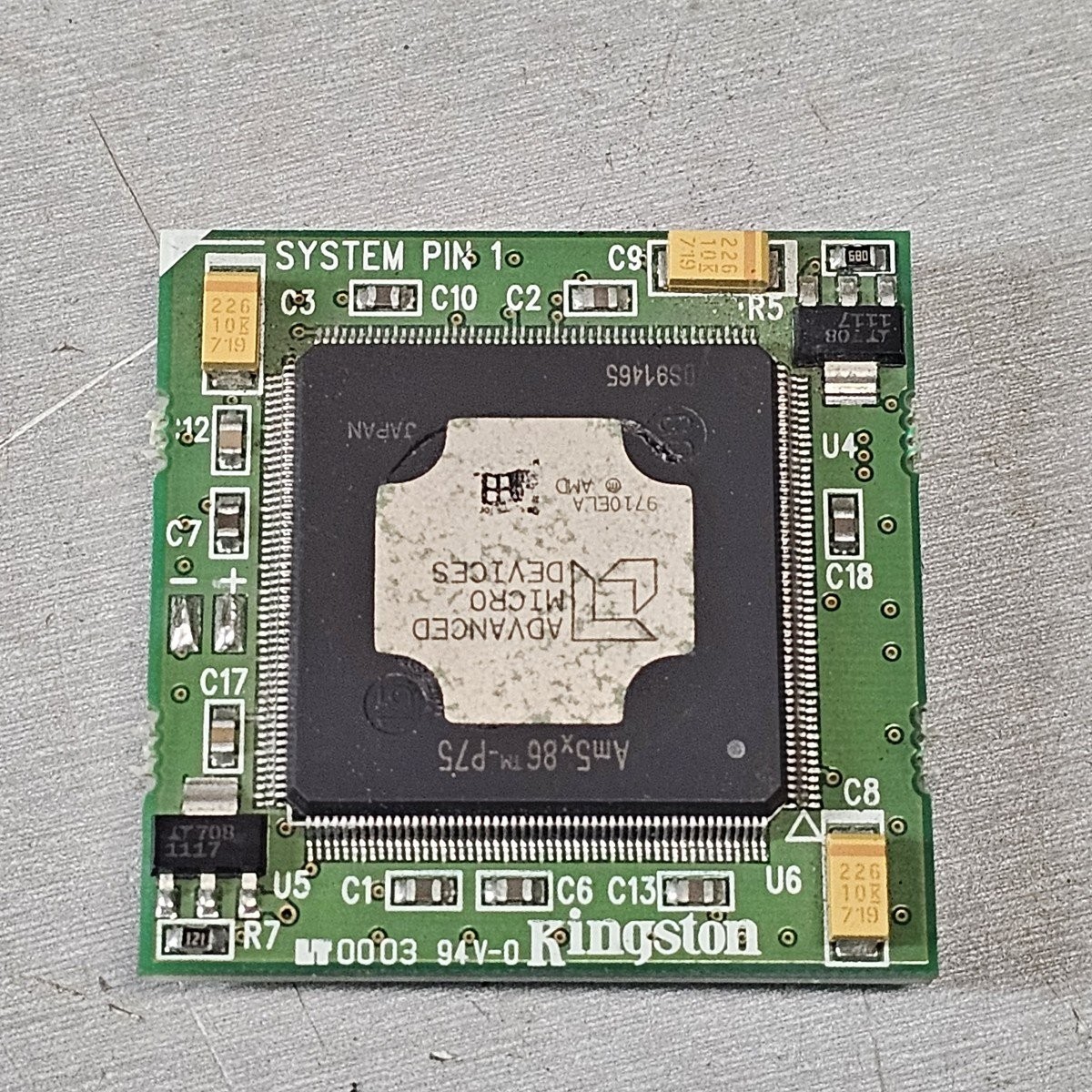 Kingston TC5x86/133 CPU Upgrade Module – AMD Am5x86-P75 133 MHz 486 Upgrade Proc