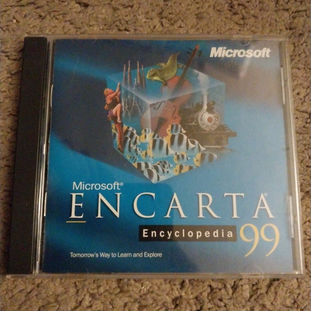 MICROSOFT ENCARTA '99 w/MIND MAZE Windows 11 10 8 7 Vista XP