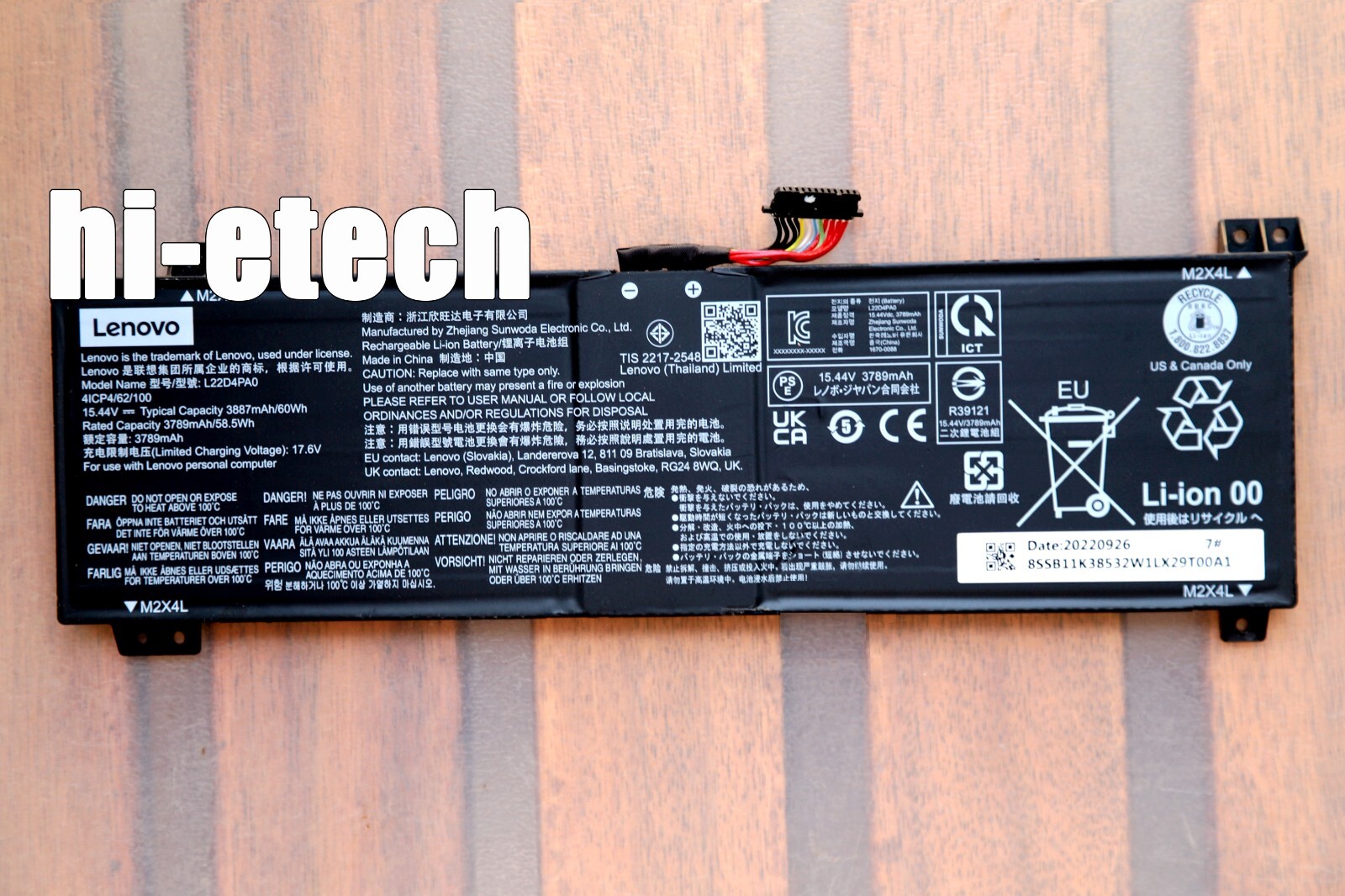 Genuine L22B4PA0 L22D4PA0 L22M4PA0 L22X4PA0 Battery for Lenovo LOQ 15IRH8 15APH8