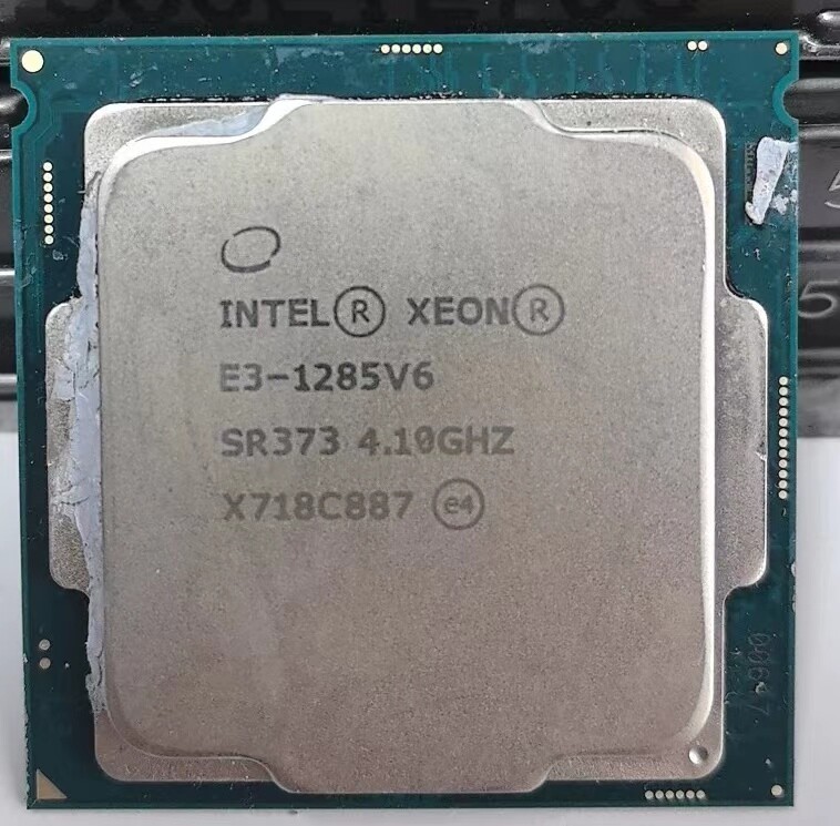 Used Intel Xeon E3-1285v6 E3-1280v6 E3-1275v6 E3-1270v6 E3-1245v6 LGA1151 CPU