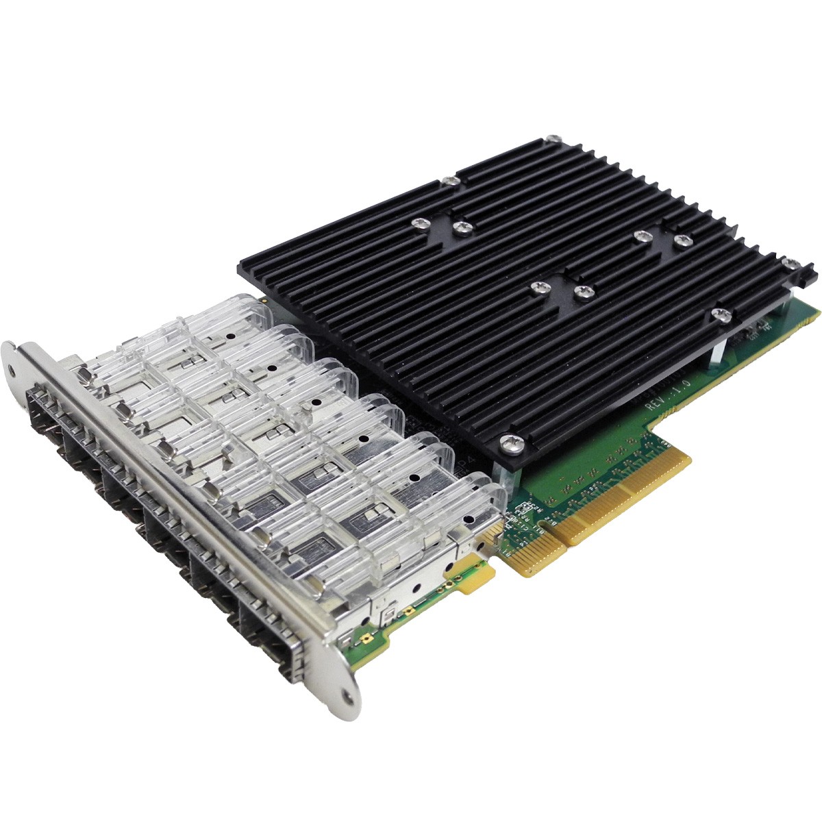 Silicom PE2G6SFPI35-CX 6-Port SFP 1Gb SERDES PCIe2.0 x8 Network Adapter FP