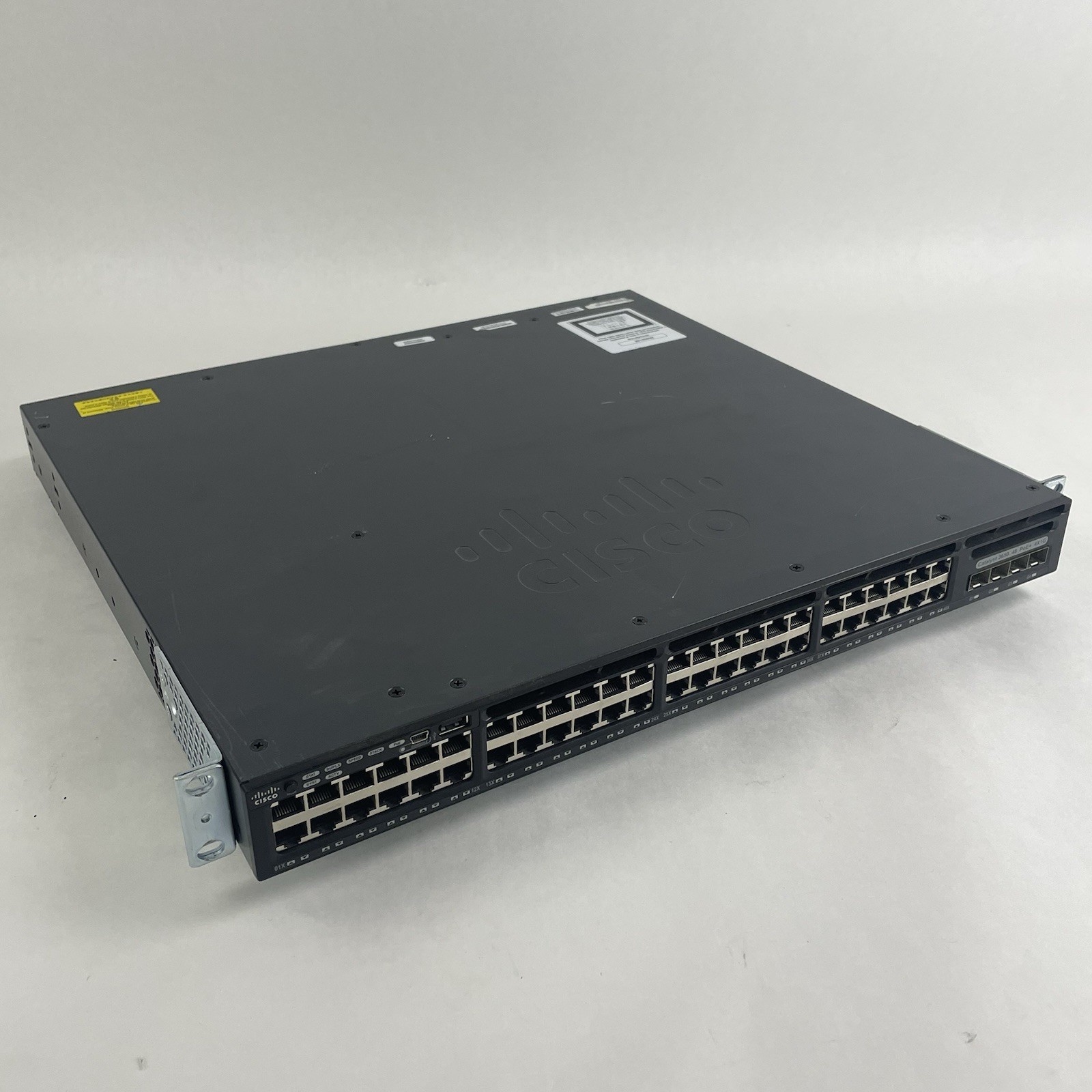 Cisco WS-C3650-48PS-S V01 Tested & Reset 2X PSU