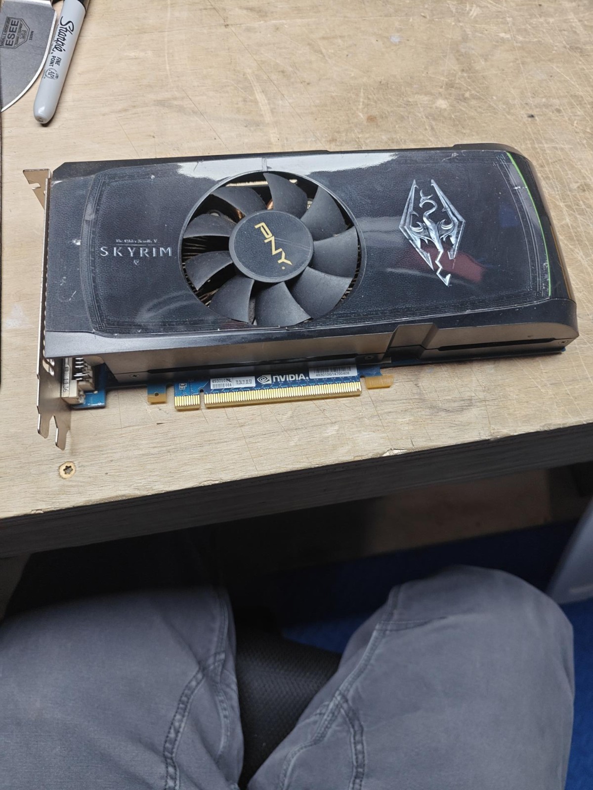 PNY GeForce GTX 560 Ti 1GB GDDR5 Skyrim Special Edition GPU Untested