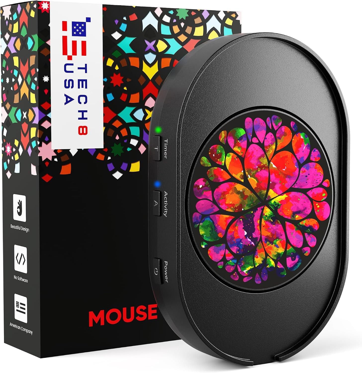 Mega Disc Mouse Mover Jiggler, Adjustable Activity & Auto-Turn off Timer Setting
