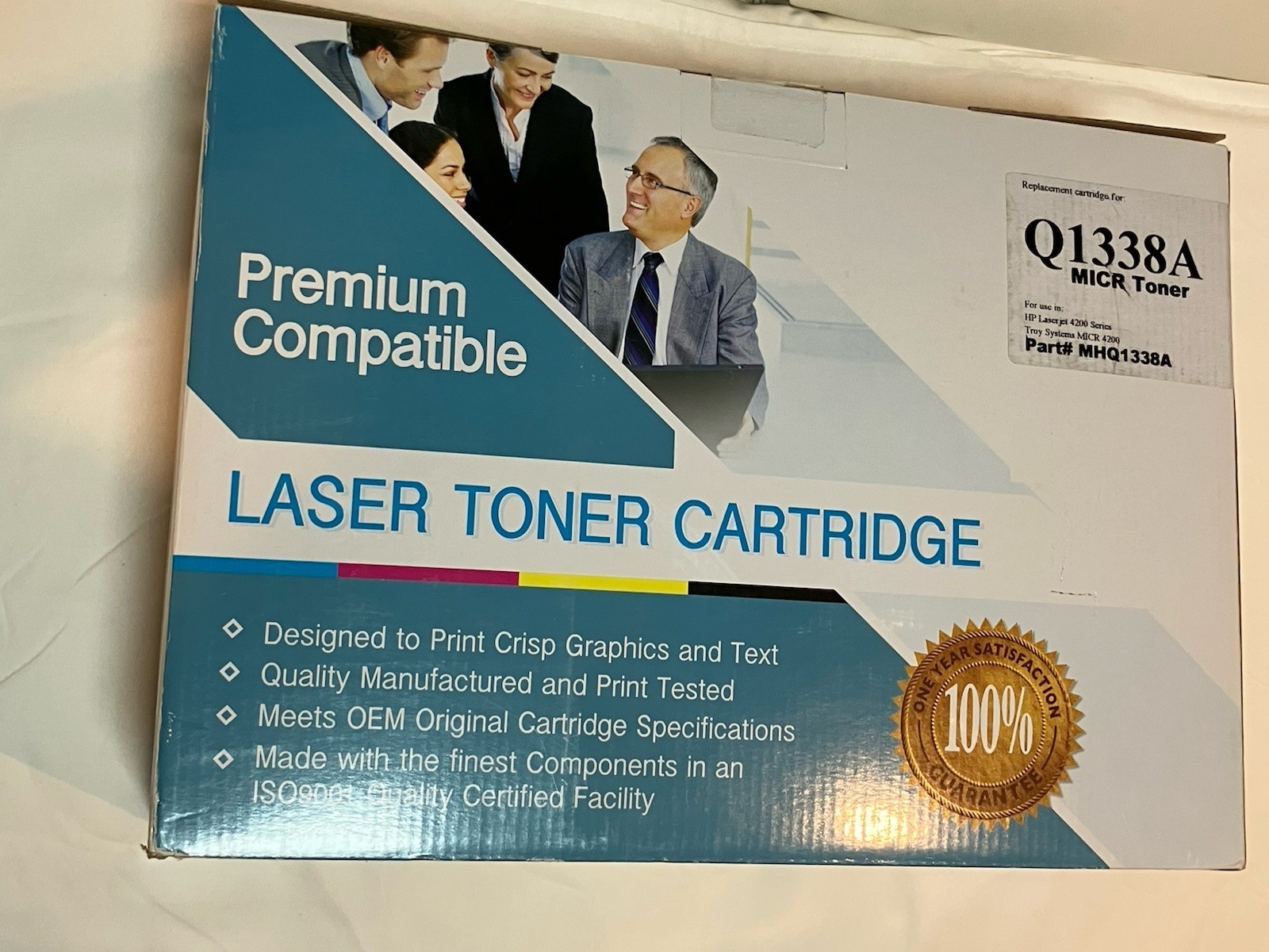 *NEW* HP MICR TONER Q1338A  CARTRIDGE (CHECK PRINTING TONER)  YIELD 11K LJ4200
