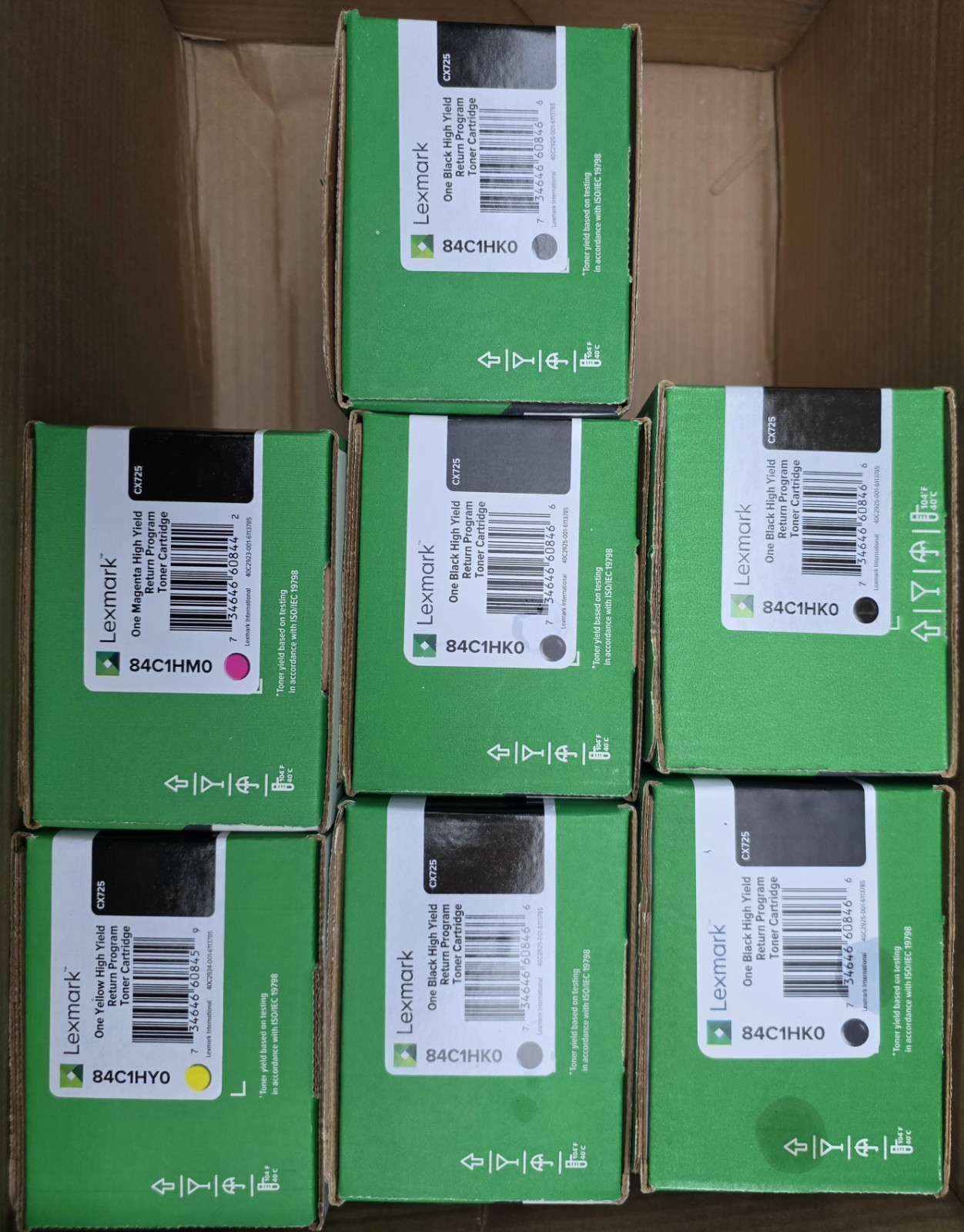 Lexmark 84C1HY0, 84C1HM0, 84C1H (CX725) Return Program original New Sealed Box