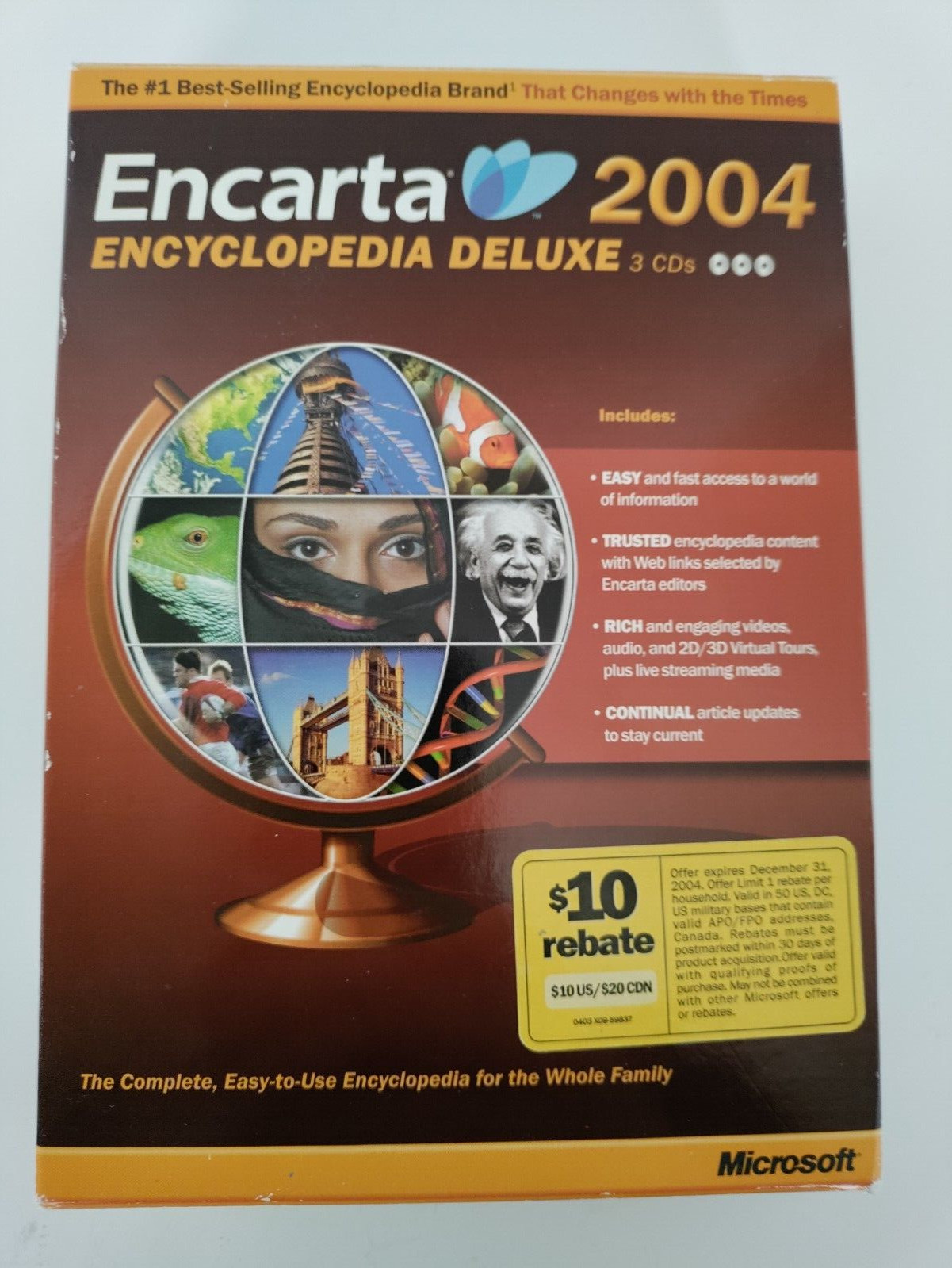 Microsoft Encarta 2004 Deluxe
