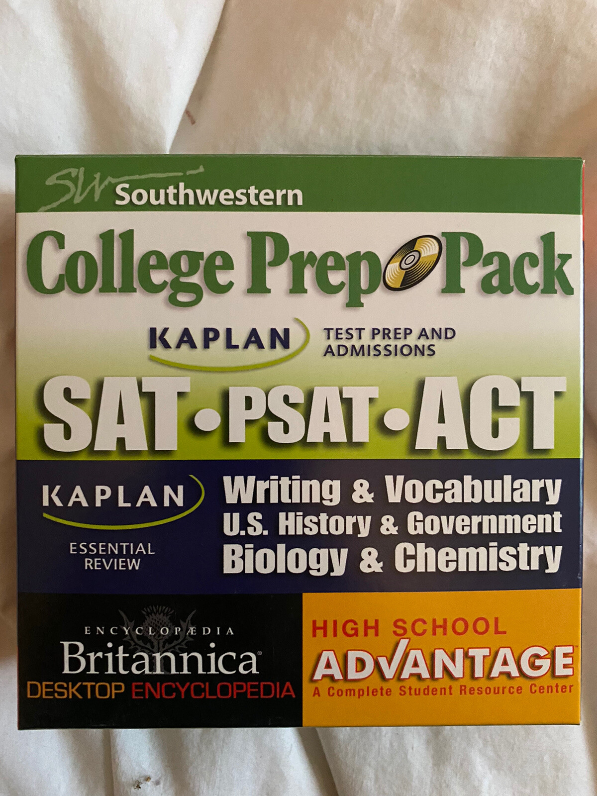SouthWestern Advantage College Prep Pack KAPLAN ACT SAT TEST PSAT Guides Sealed