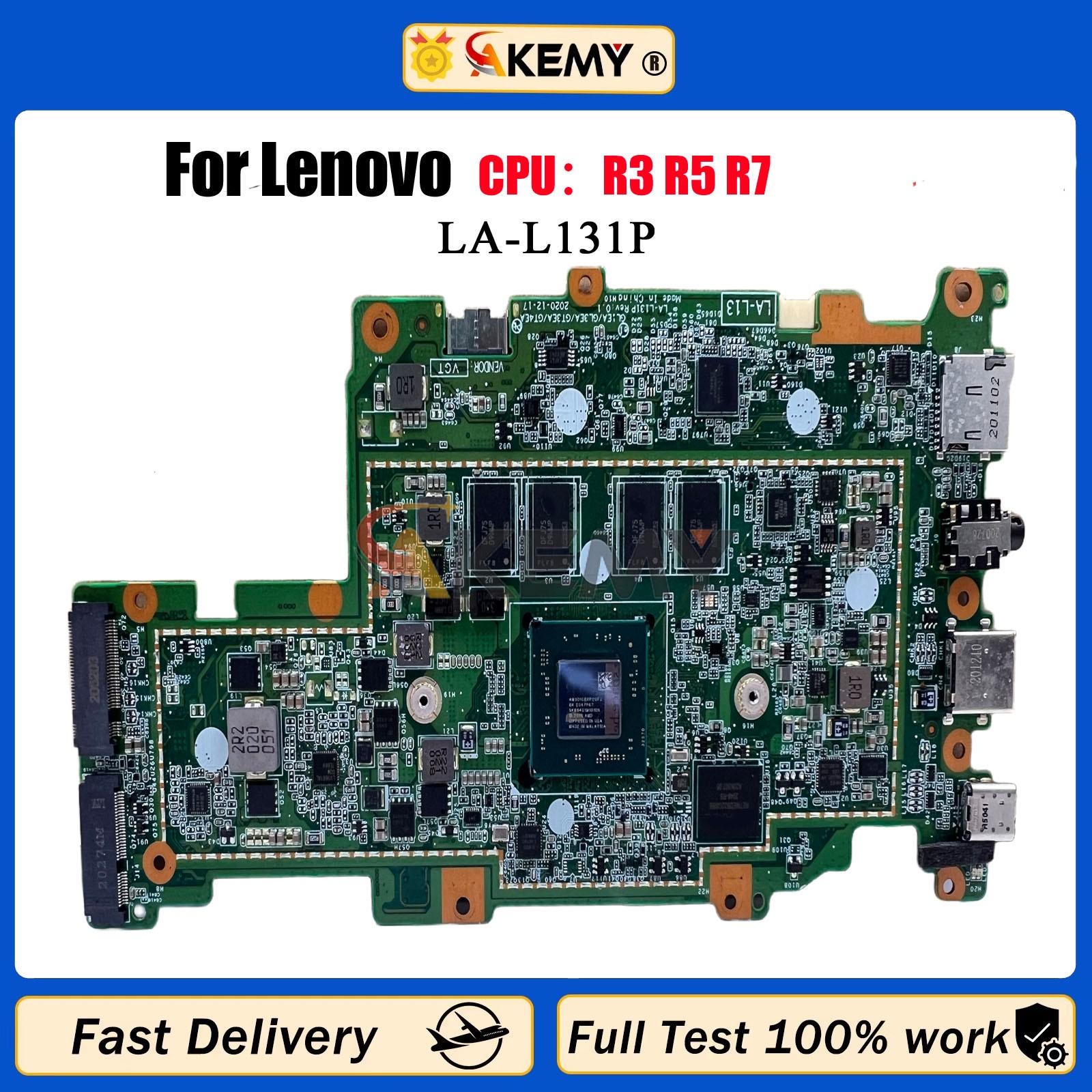 LA-L131P Mainboard For Lenovo 14e Chromebook Gen 2G/4G/8G-RAM 32/64G-SSD Test OK