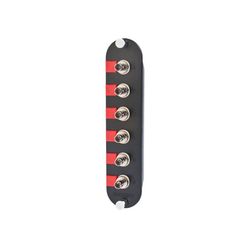 Corning CCH-CP06-15T Simplex ST Compatible 6 Fiber CCH Panel Multimode (OM1)