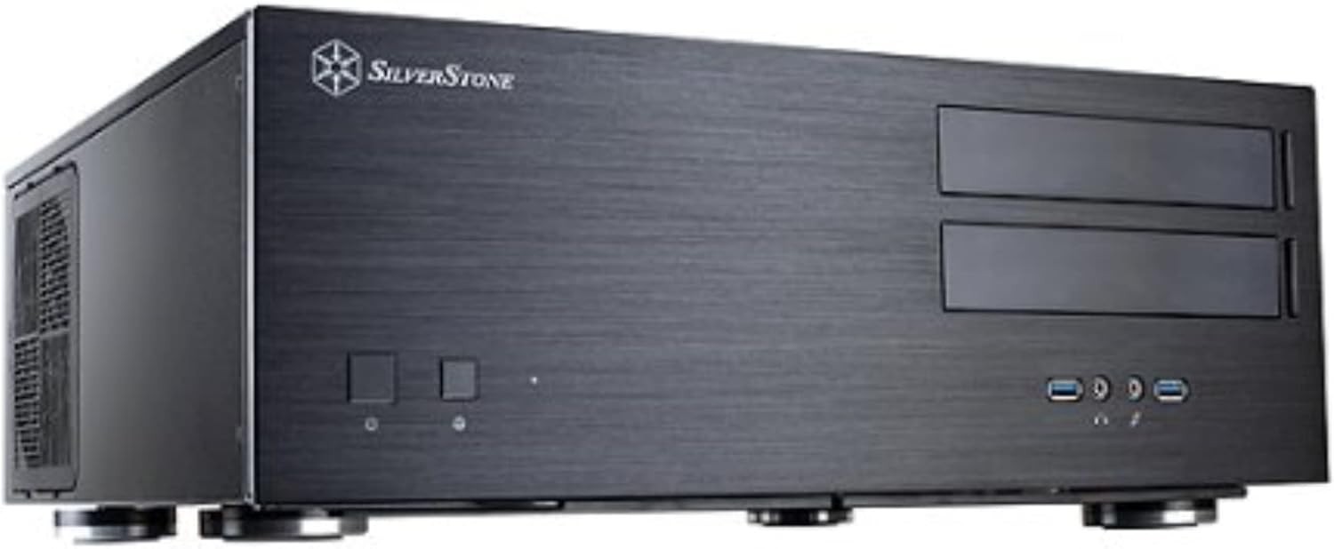Silverstone GD08B (Black) Grandia Extended ATX Aluminum Front HTPC Case