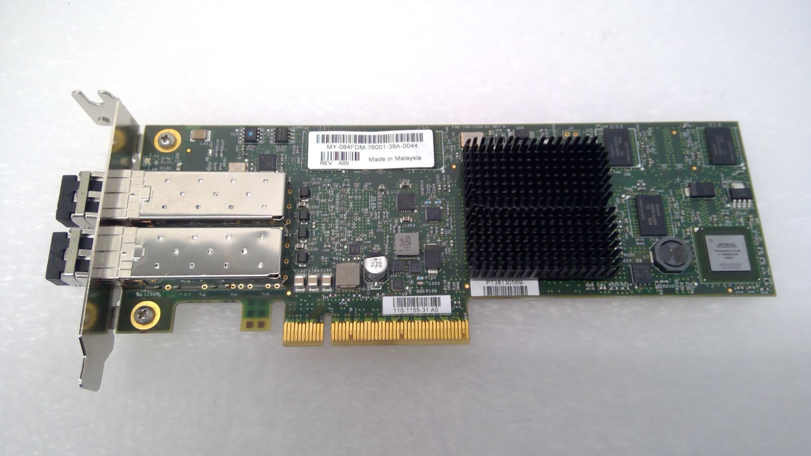 Dell Chelsio 110-1155-31 084FDM HBA 10GB SFP+ PCIe S320E-LP-CR NIC card W/2SFP