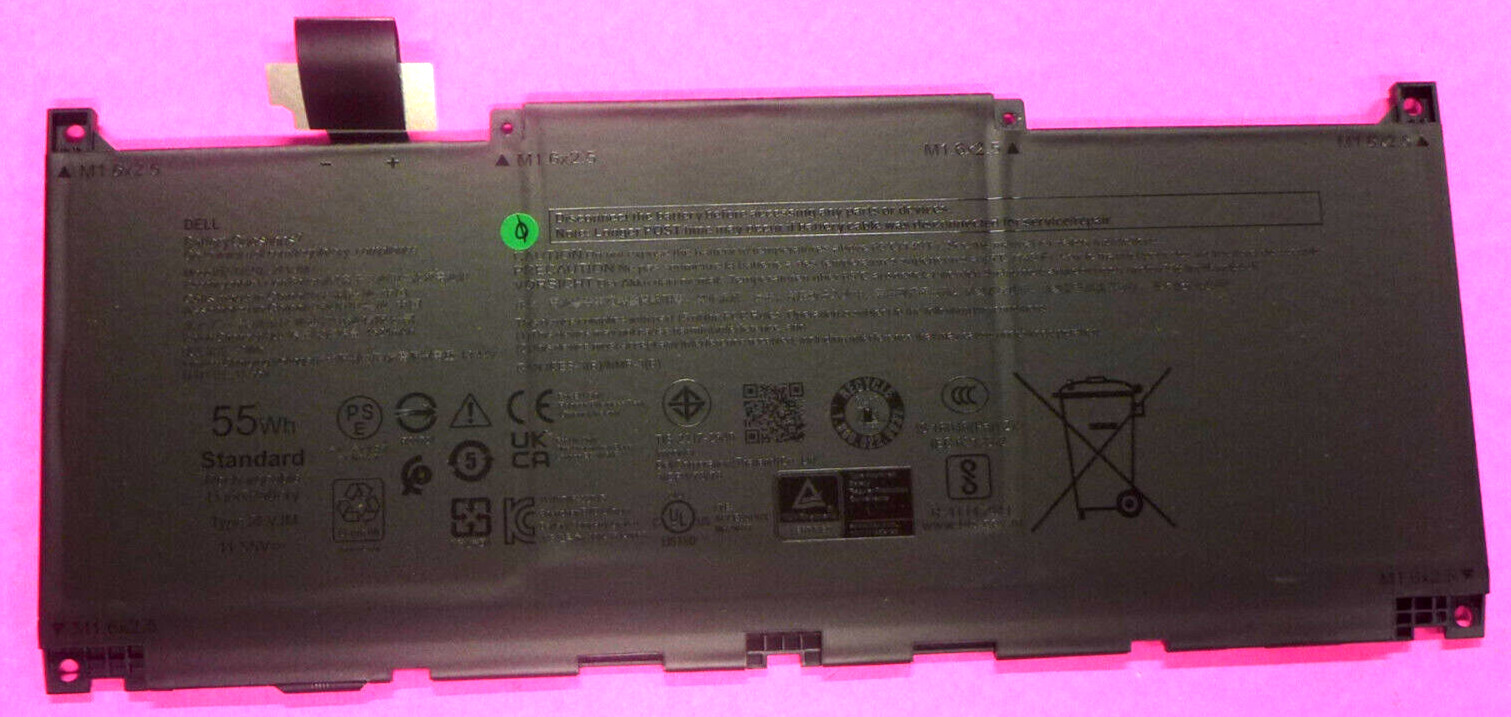 NEW Dell XPS 13 9340 55Wh Laptop Battery 2FVJM