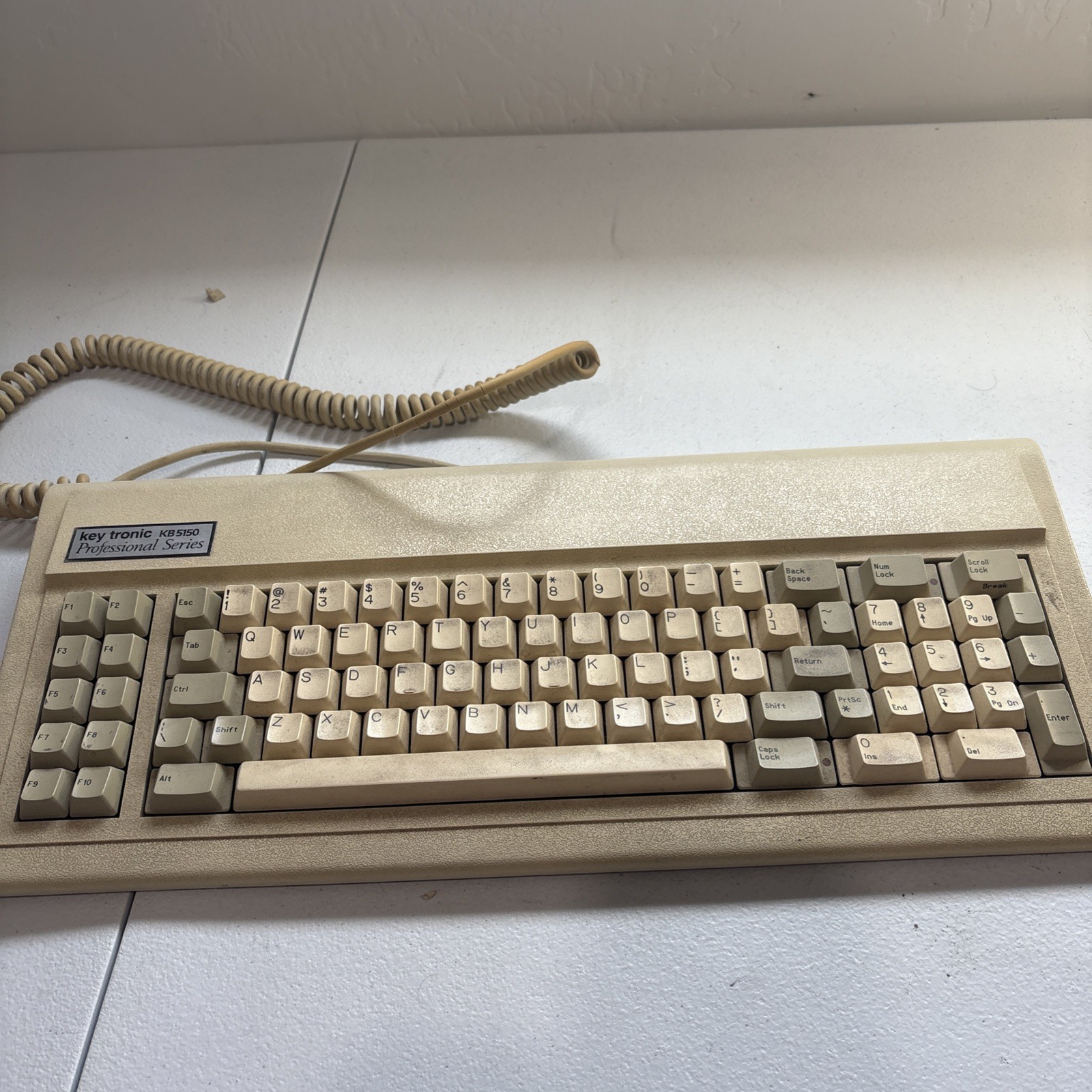As is for parts Key Tronic KB5150 Professional Series Keyboard vintage
