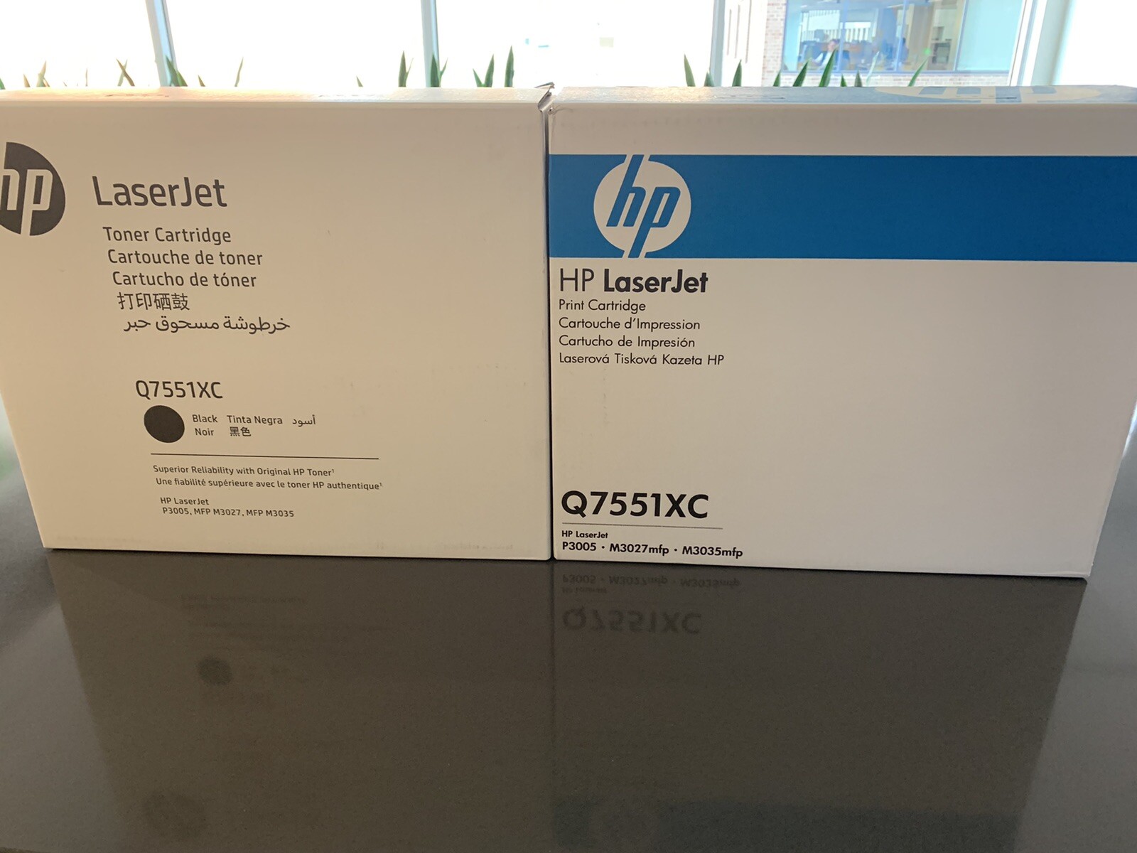 HP Q7551XC 51X Black Toner Cartridge Lot of 2 Genuine LaserJet P3005 M3027 M3035