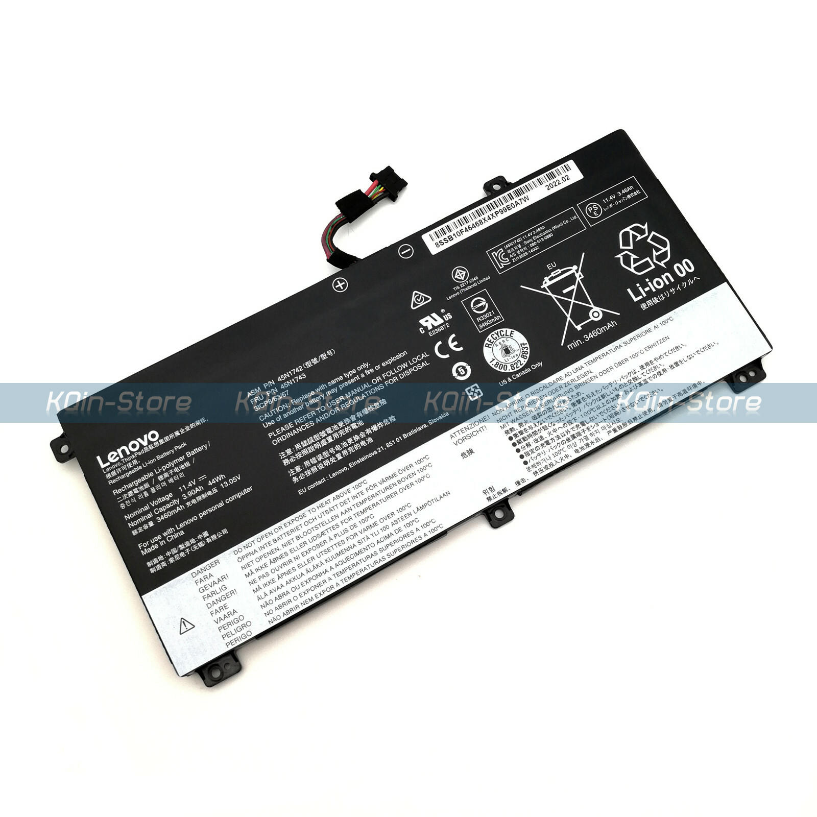 Genuine 00NY639 45N1742 45N1743 OEM Battery for Lenovo Thinkpad T550 T560 W550S