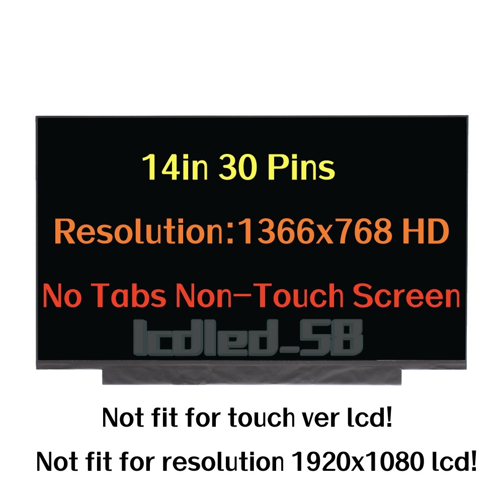 For HP 14-DQ0034DX 14.0" HD LCD LED Screen 14-DQ0031DX 14-DQ0032DX 14-DQ0033DX