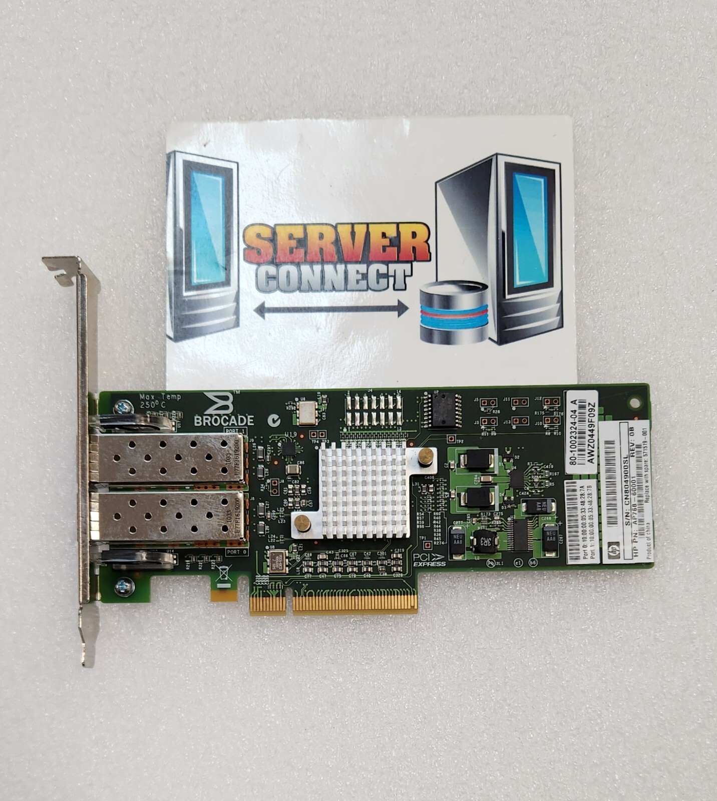 AP768A HP 42B 4GB PCIe FC DUAL PORT HBA AP768-60001 571519-001 CARD