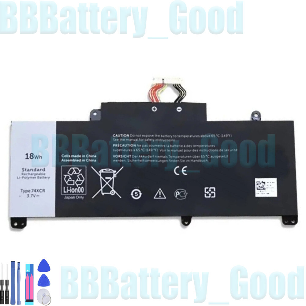 New Battery For Dell Venue 8 Pro 5830 T01D Tablet 74XCR 074XCR VXGP6