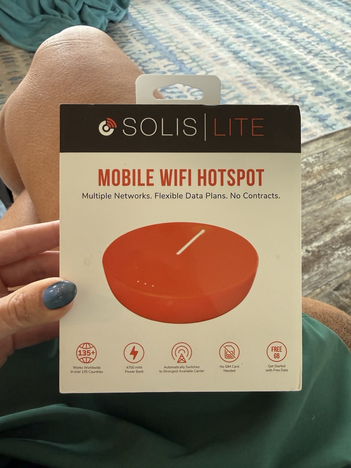 Skyroam Solis X SIM-Free 4G LTE Wi-Fi Hotspot Modem