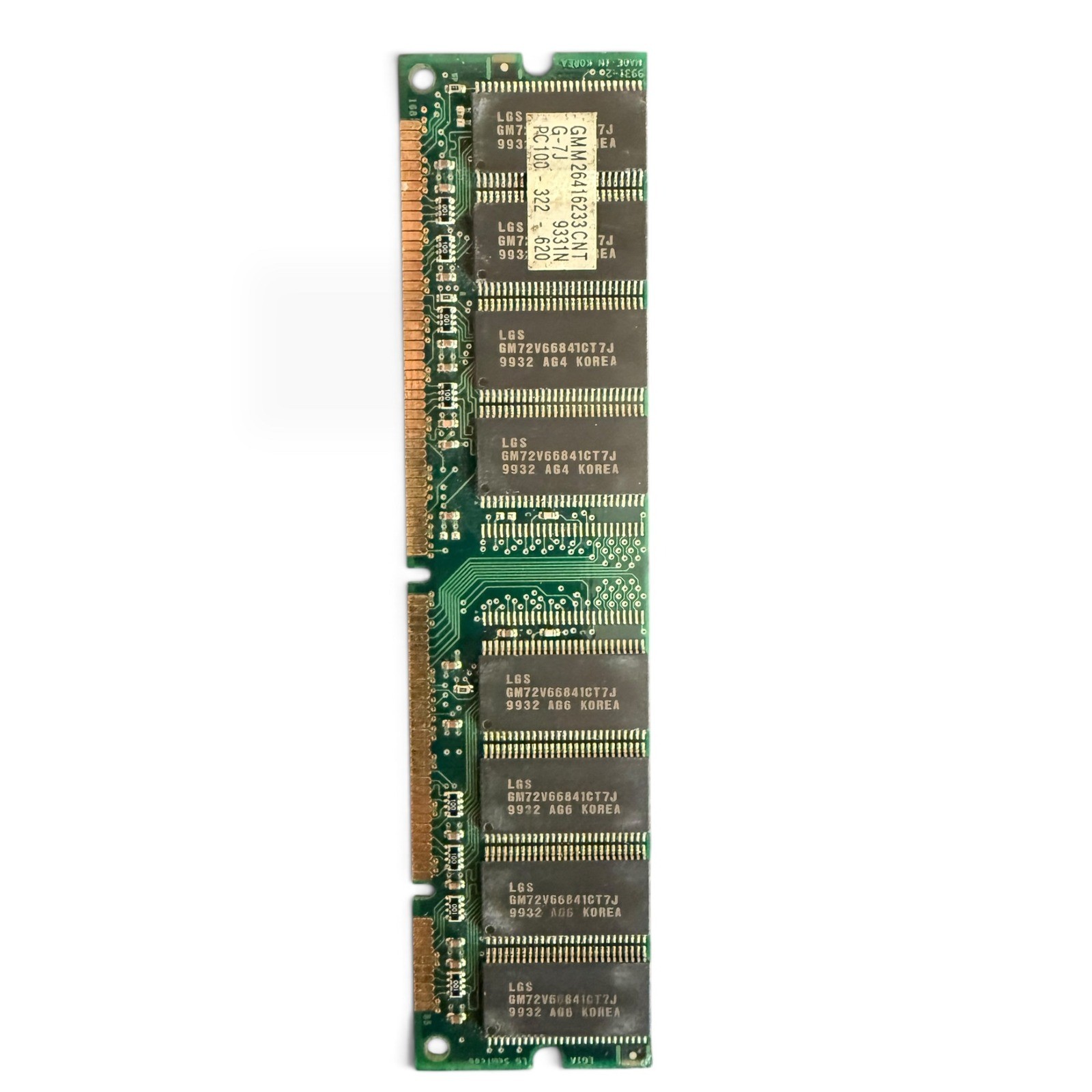 LGS 128MB PC100 SDRAM Desktop Memory RAM GMM26416233CNT 168-Pin DIMM